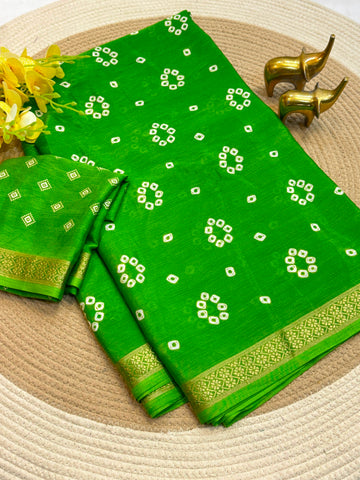 Beautiful heavy chinon silk saree