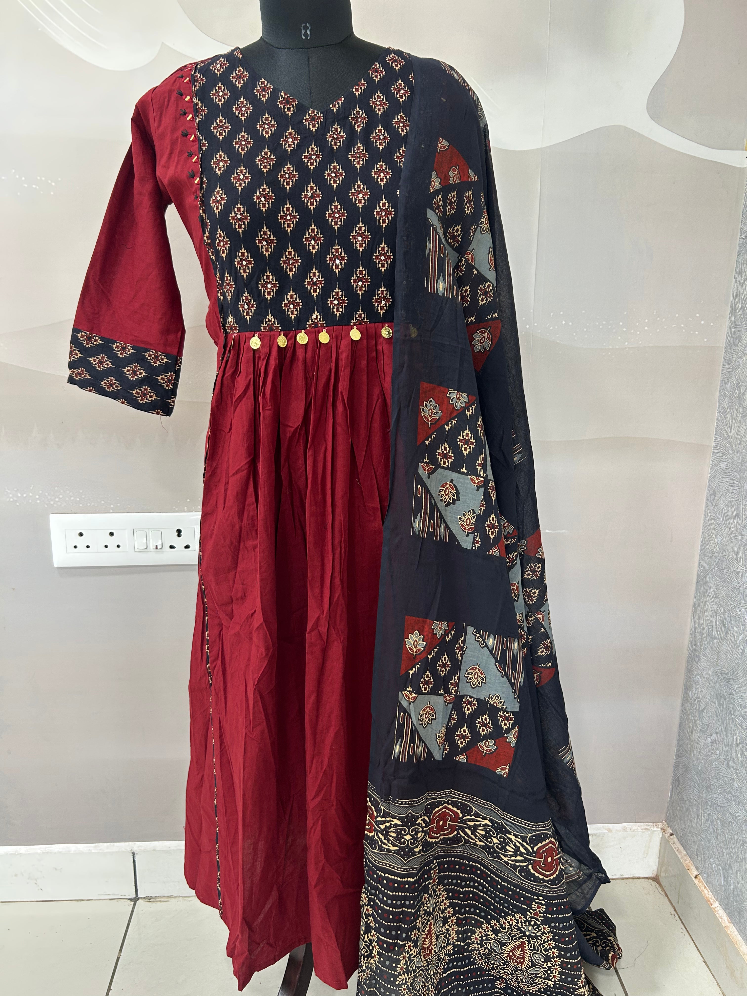 Cotton A-line 3-piece set