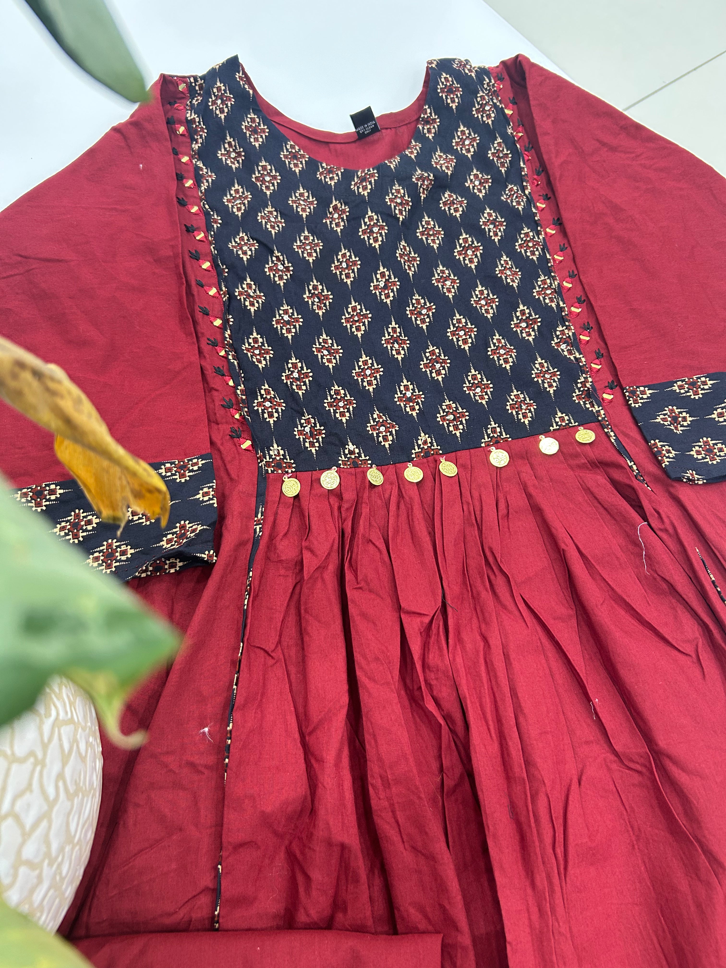 Cotton A-line 3-piece set