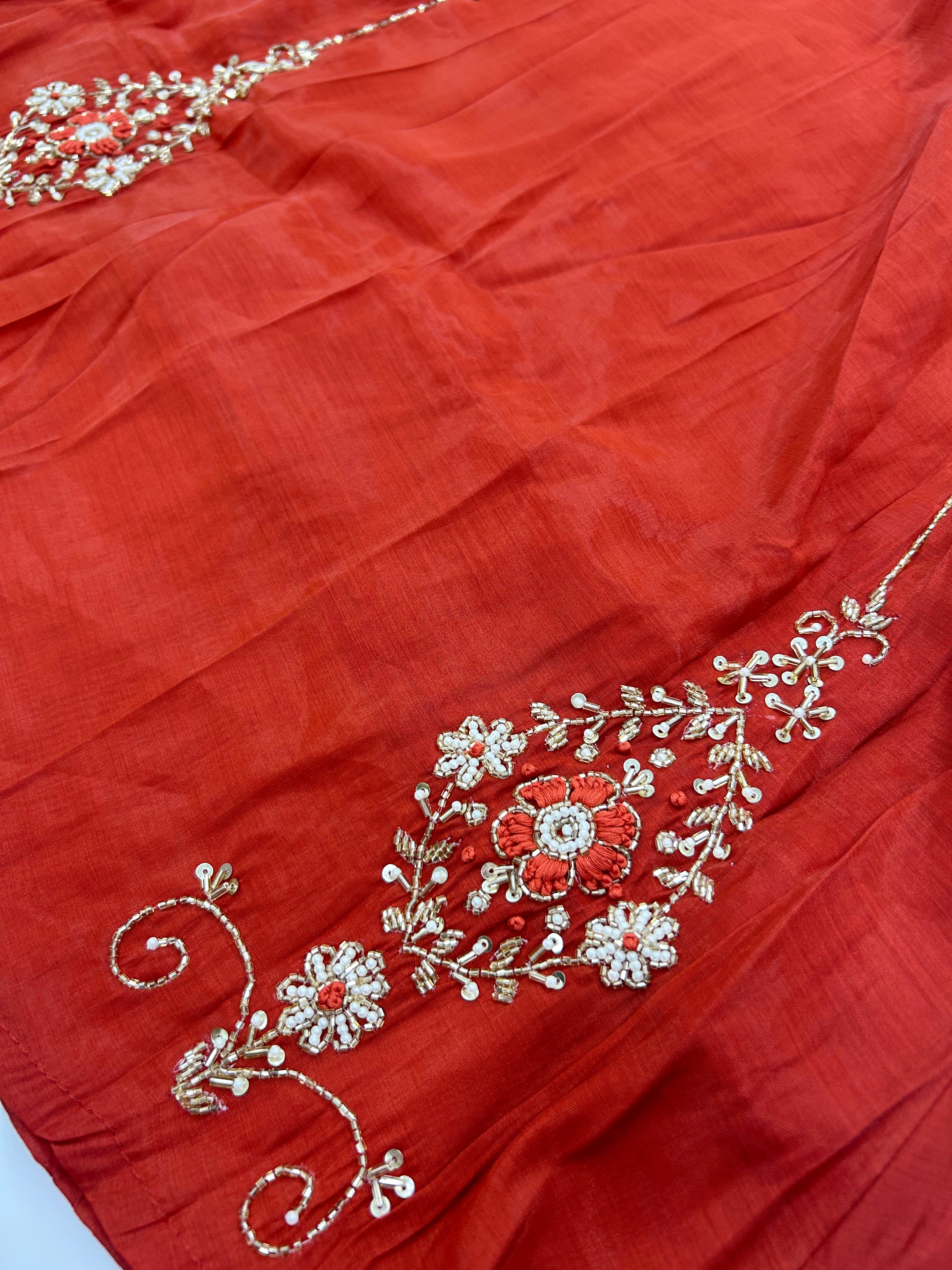 Mul chenderi A-line 3-piece set