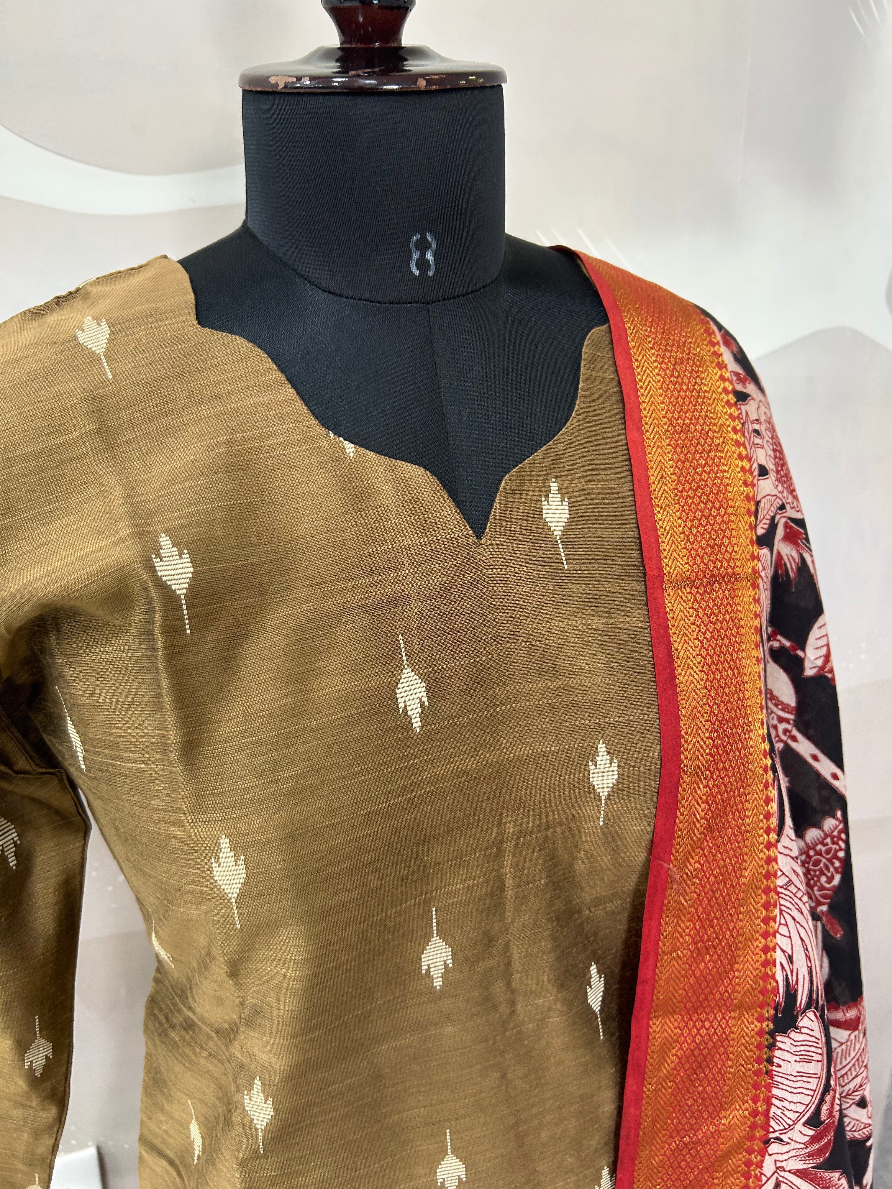 Raw silk 3-piece sets