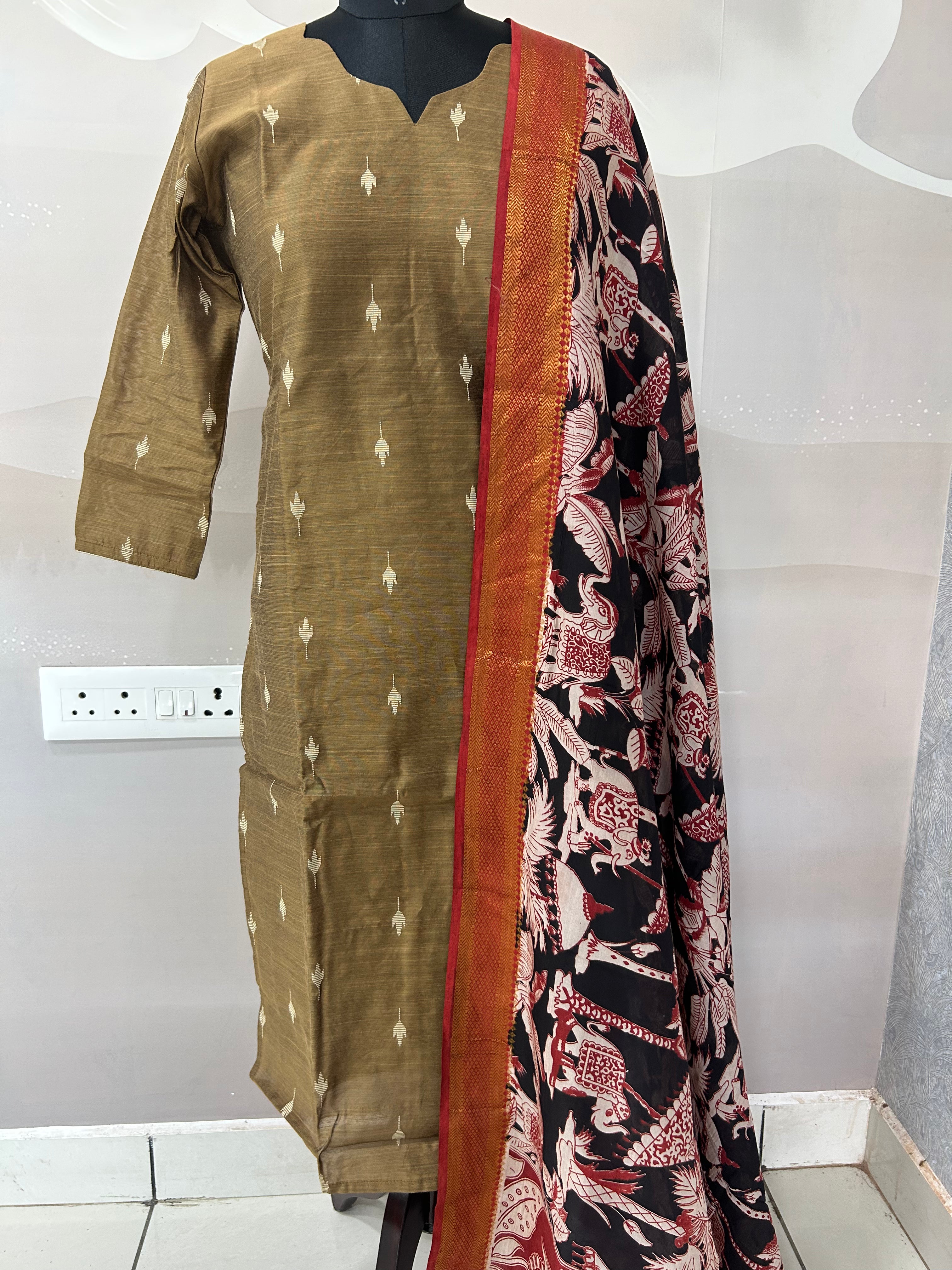 Raw silk 3-piece sets