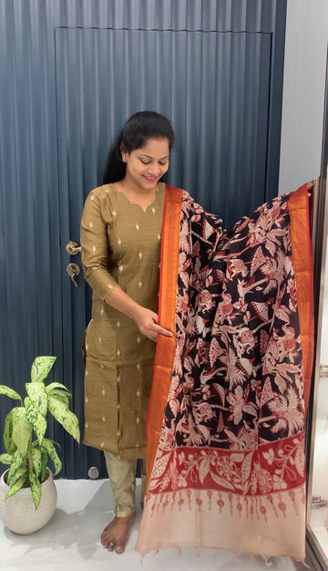 Raw silk 3-piece sets