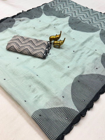 Soft Lenin cotton saree