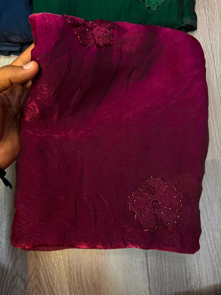 Space silk saree