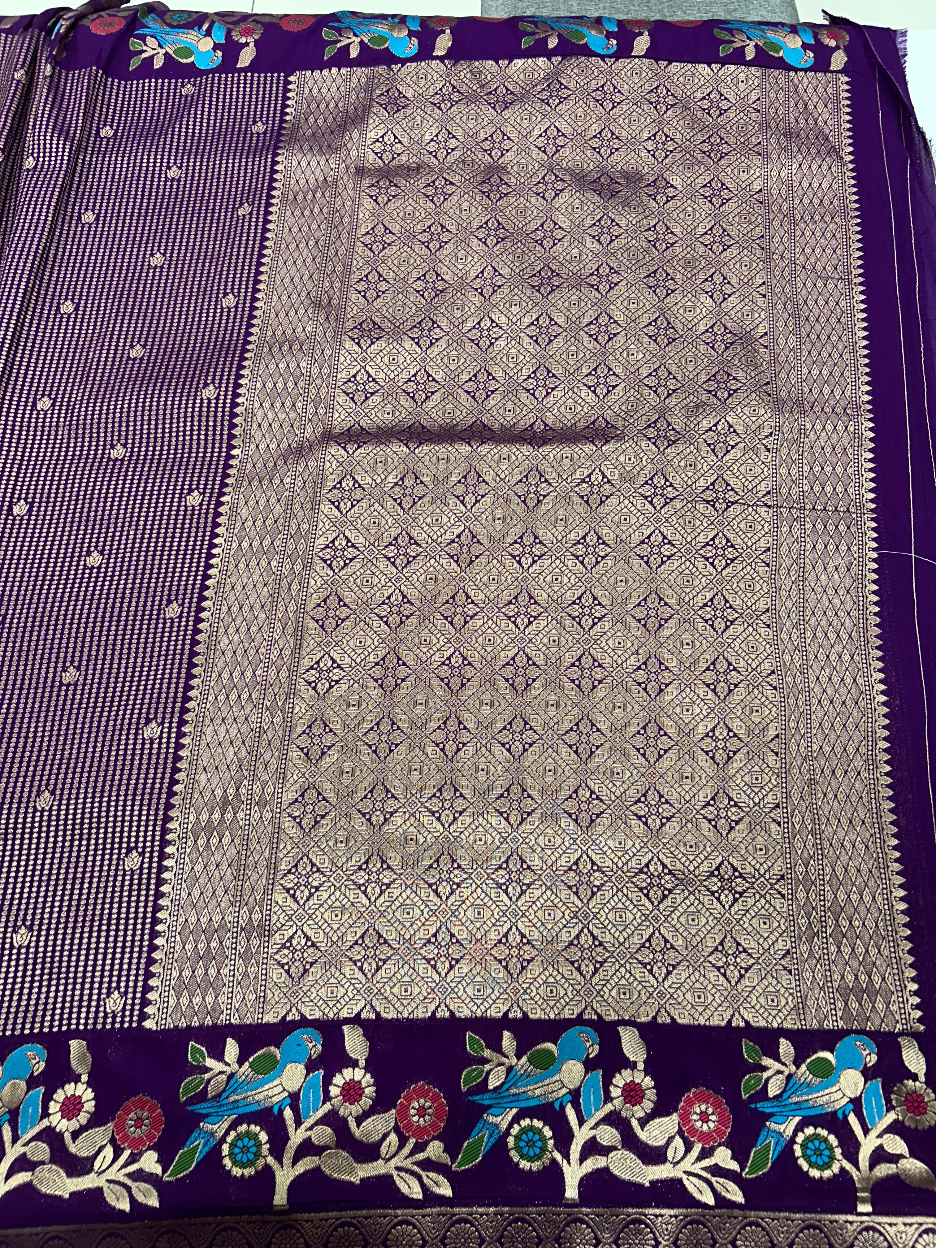 Beautiful soft georgette saree