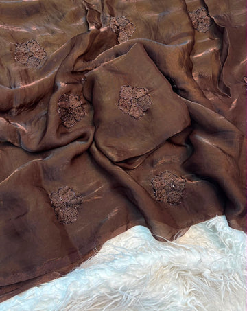 Space silk saree
