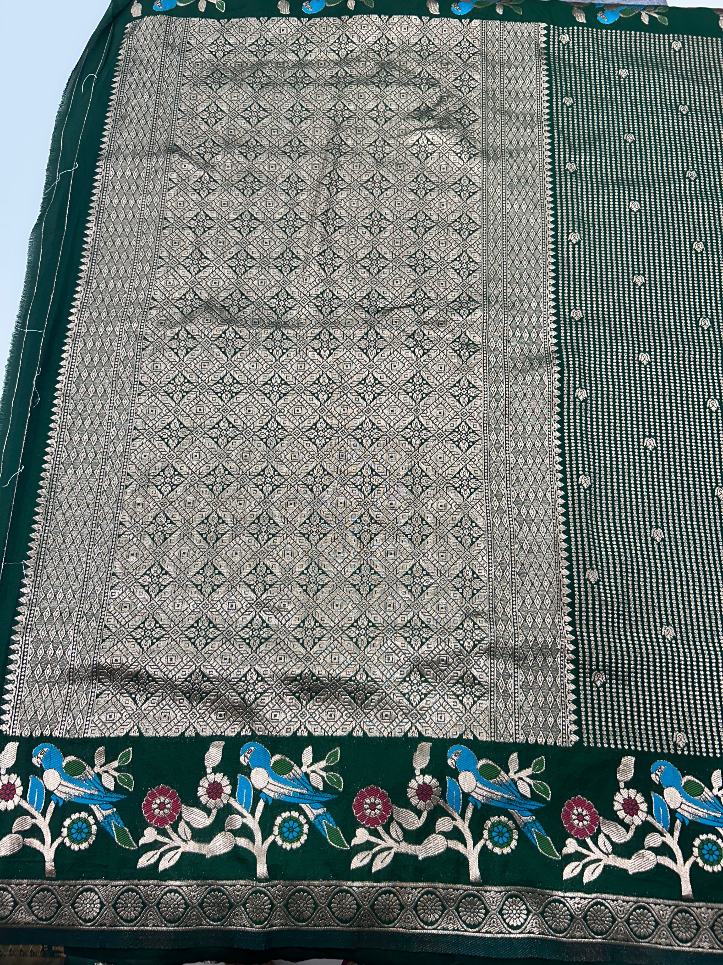 Beautiful soft georgette saree