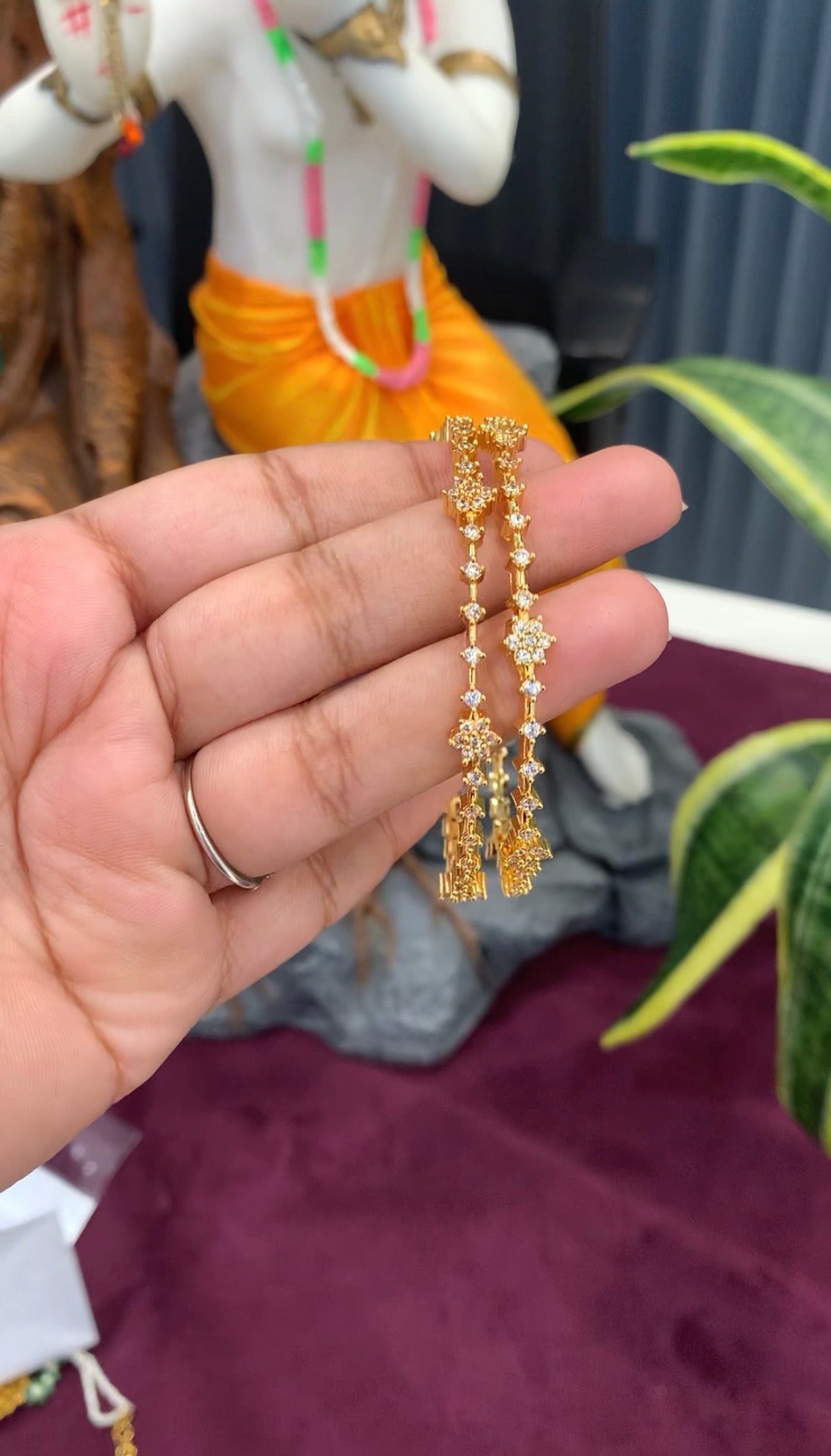 Beautiful CZ stone bangles