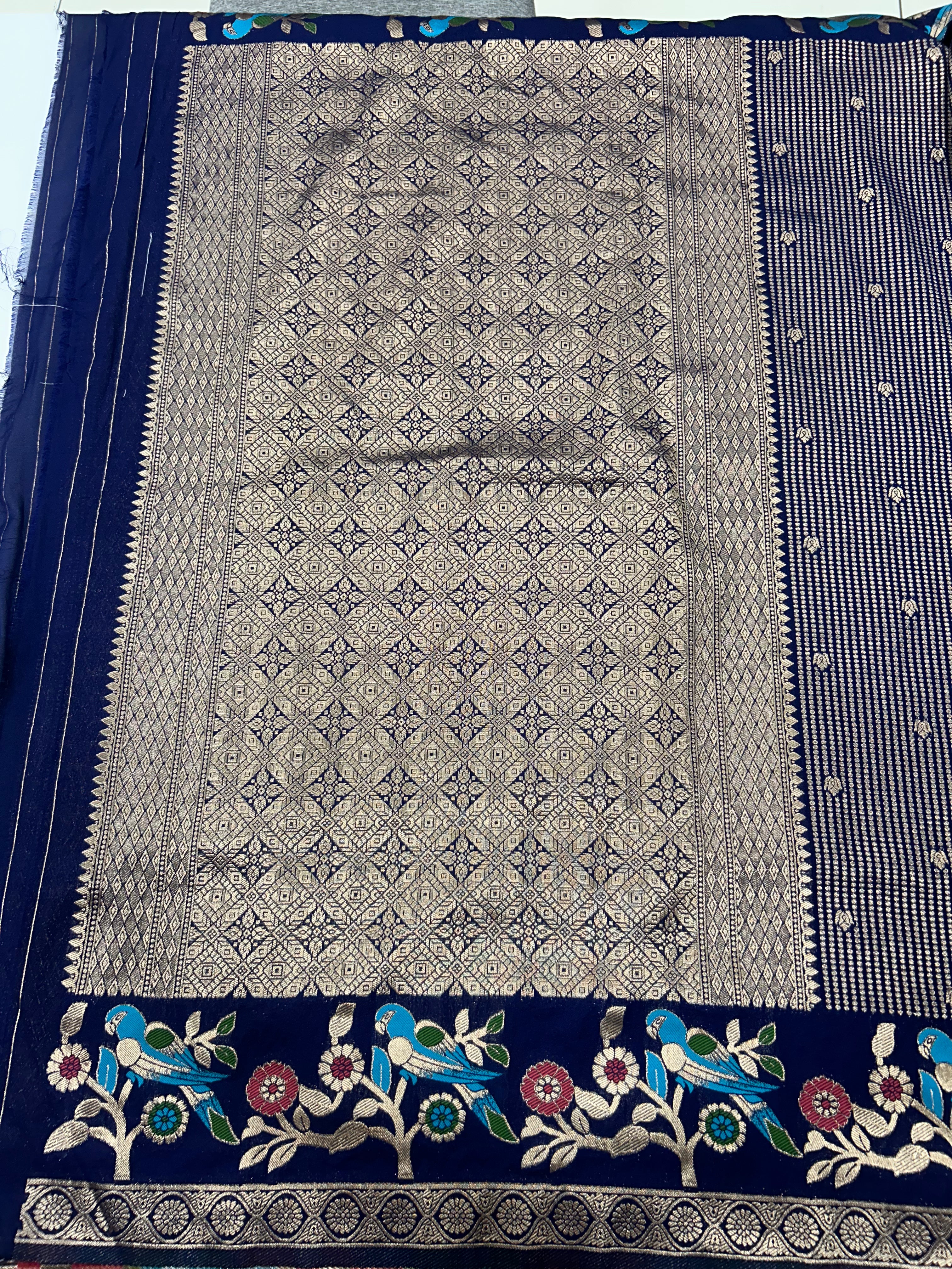 Beautiful soft georgette saree