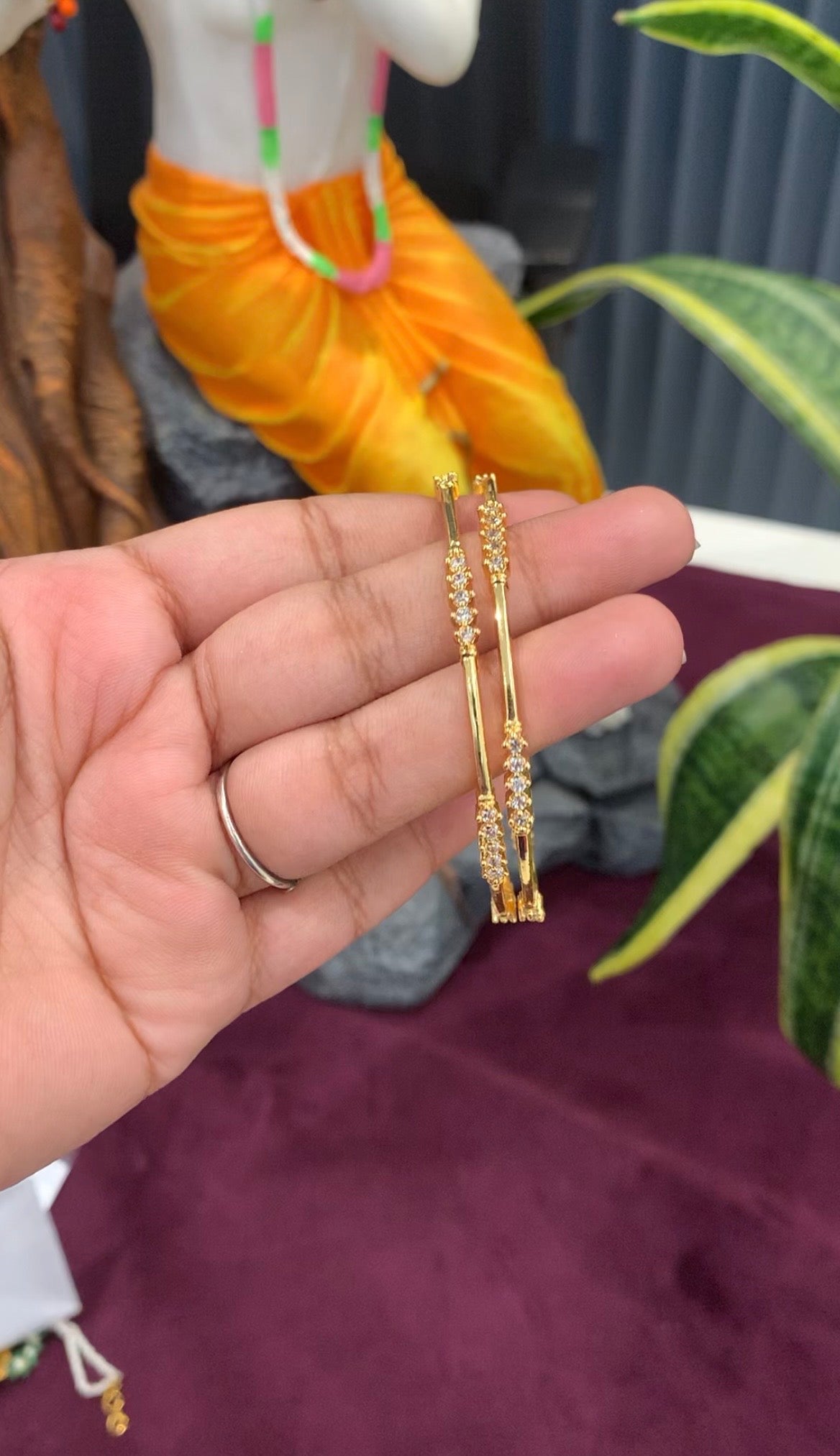 Beautiful CZ stone bangles