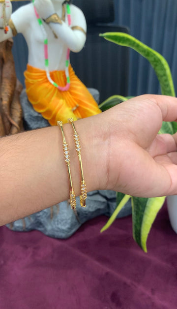 Beautiful CZ stone bangles