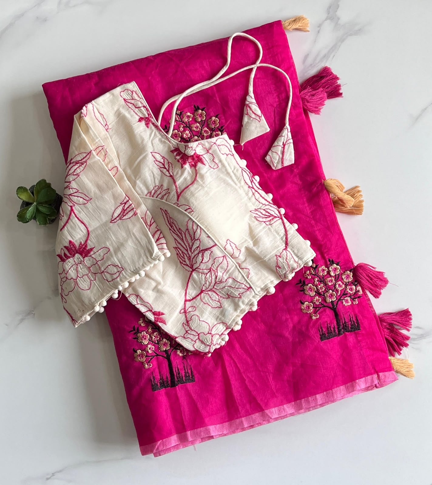 Premium chenderi saree