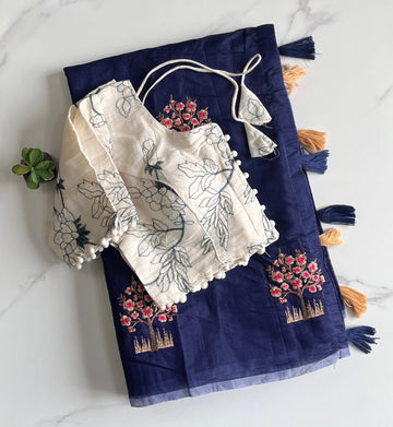 Premium chenderi saree