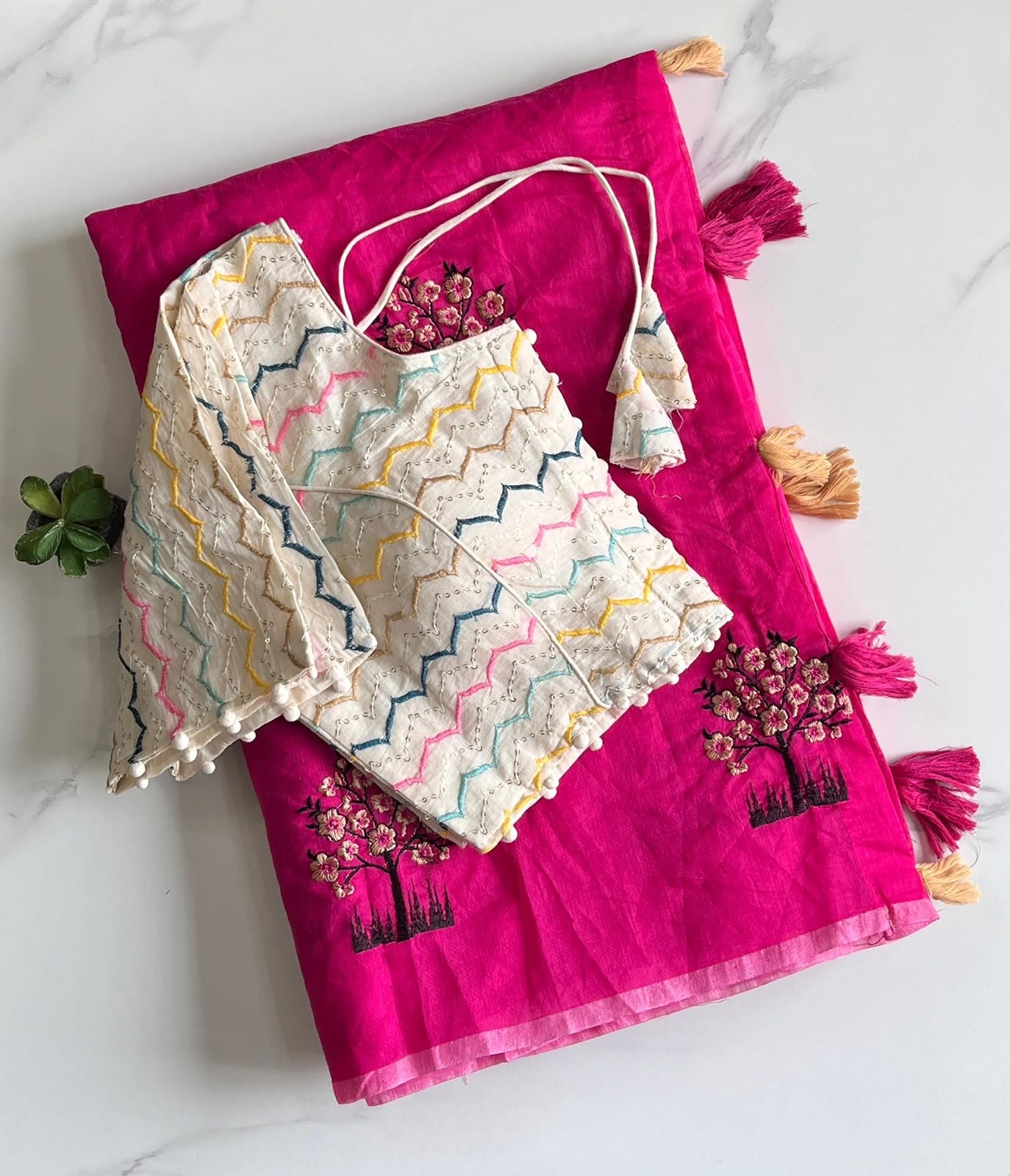 Premium chenderi saree