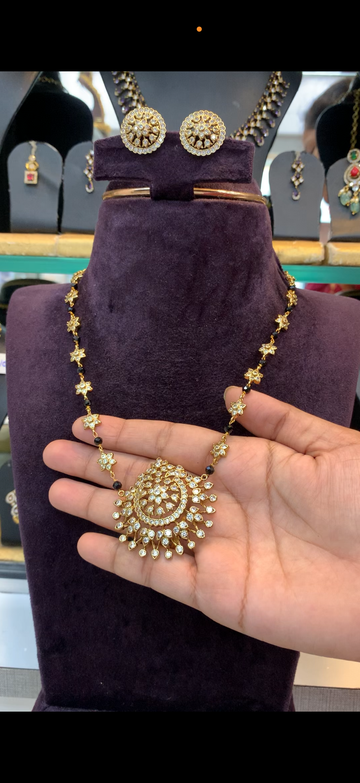Simple Necklace with earrings