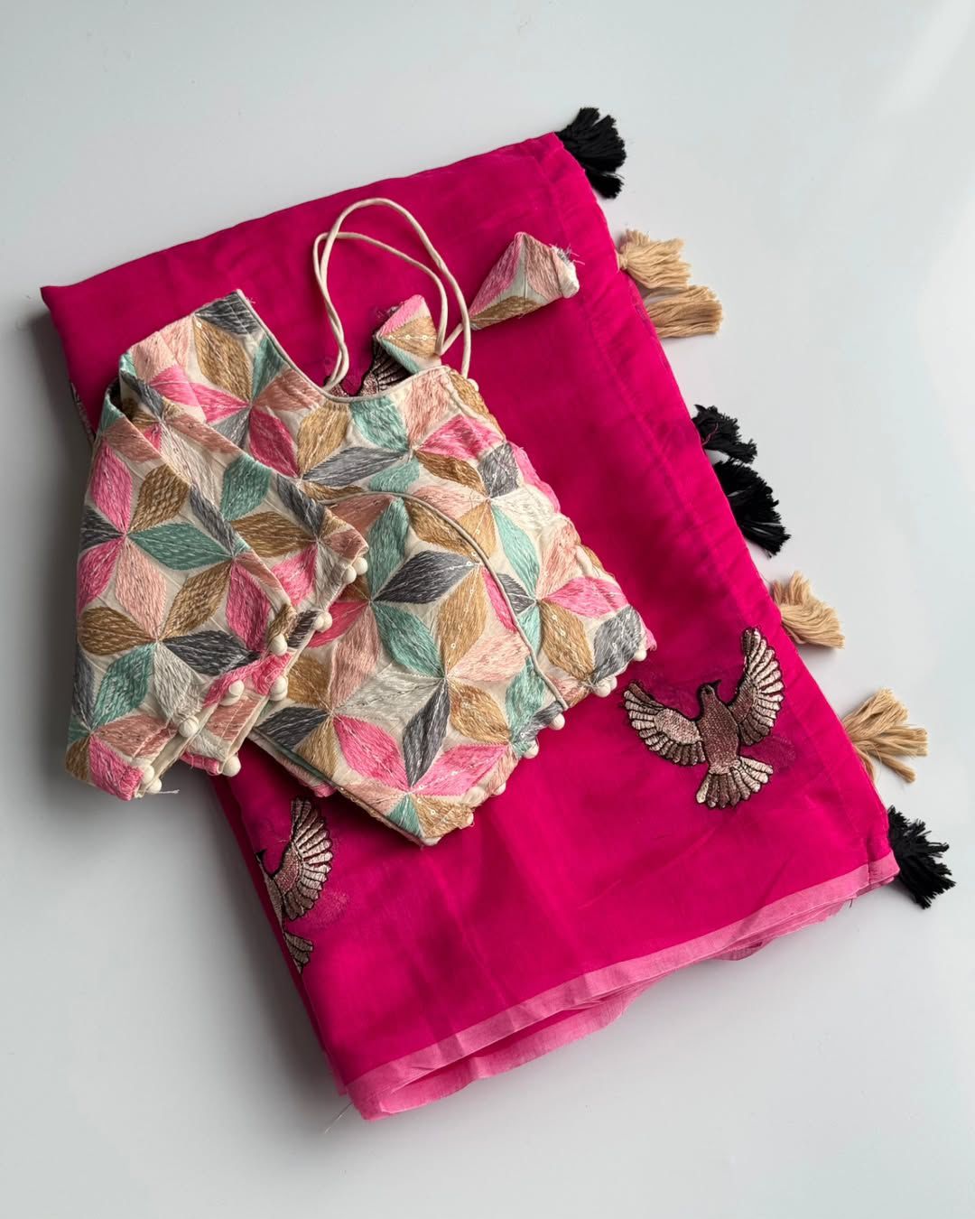 Premium chenderi saree