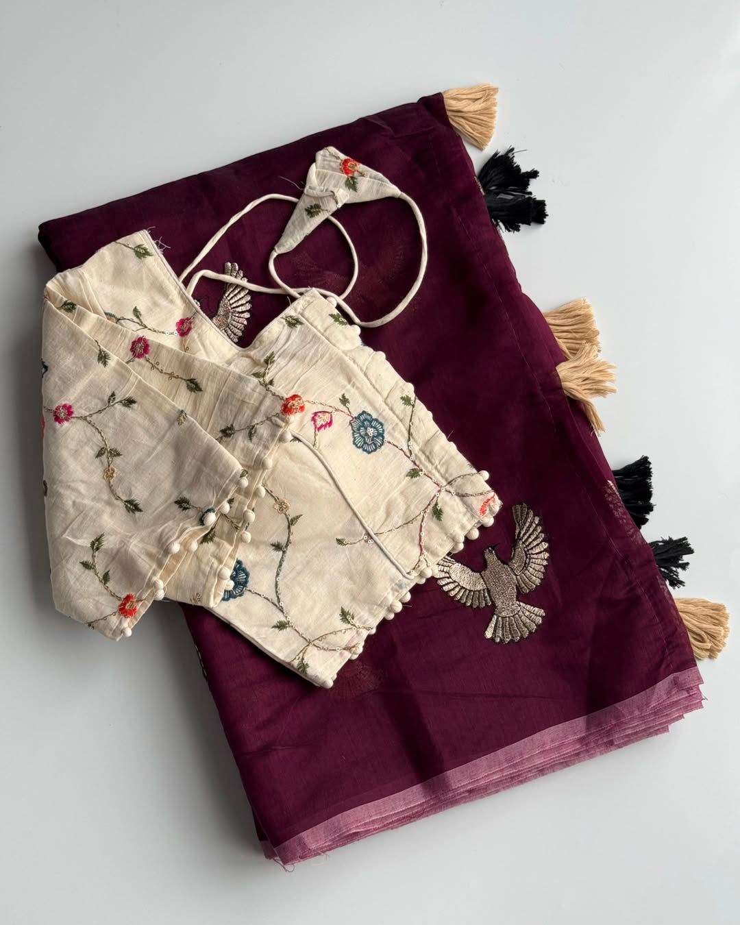 Premium chenderi saree