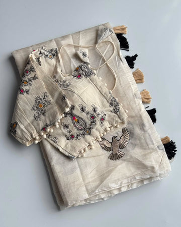 Premium chenderi saree