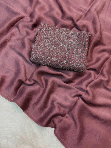 Partywear rangoli fabric saree