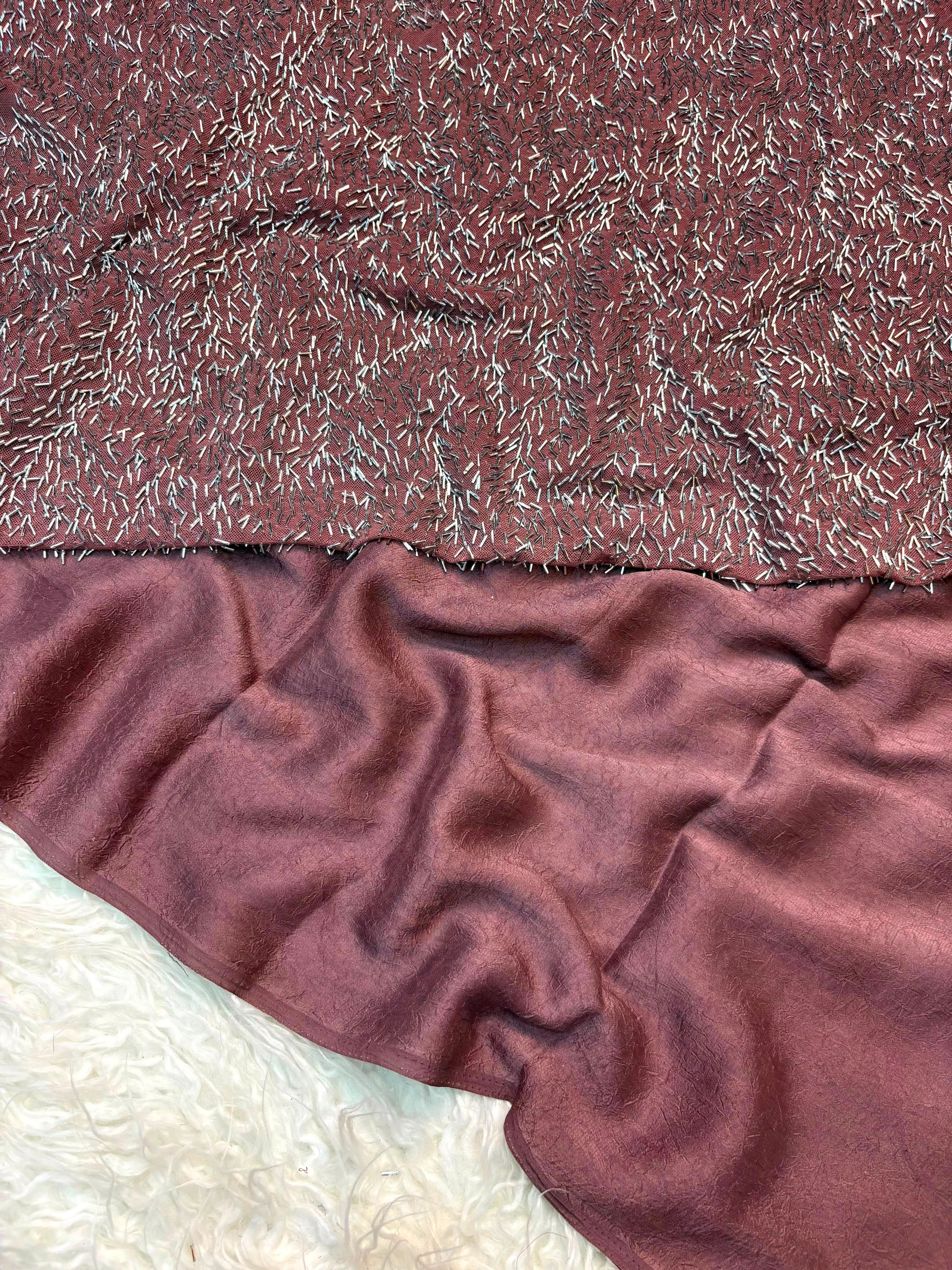 Partywear rangoli fabric saree