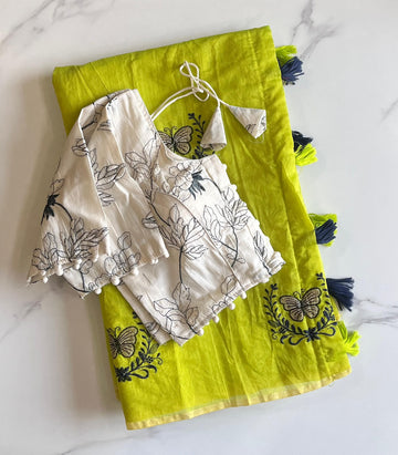 Premium chenderi saree