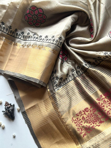 Premium soft Tusser saree