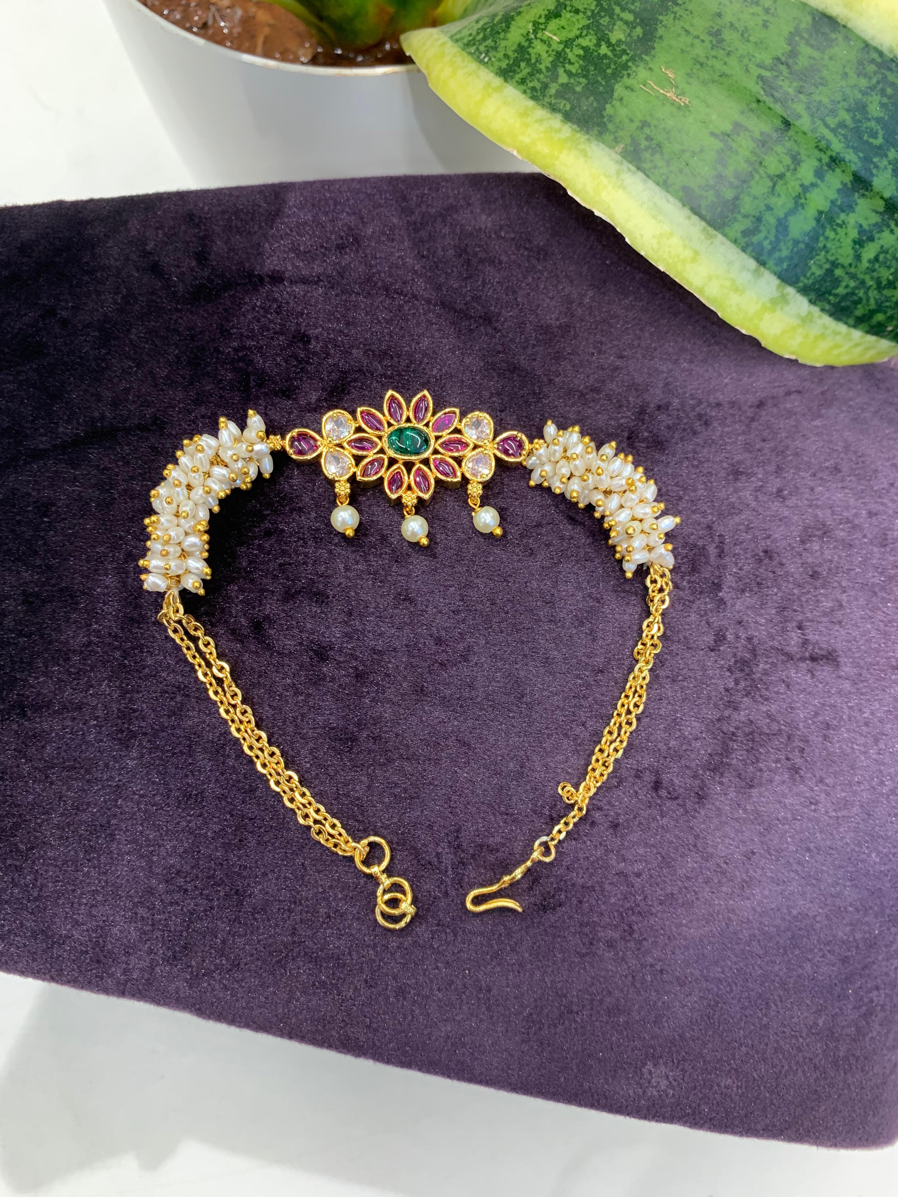 Beautiful handmaking pearls Rakhi/bracelet