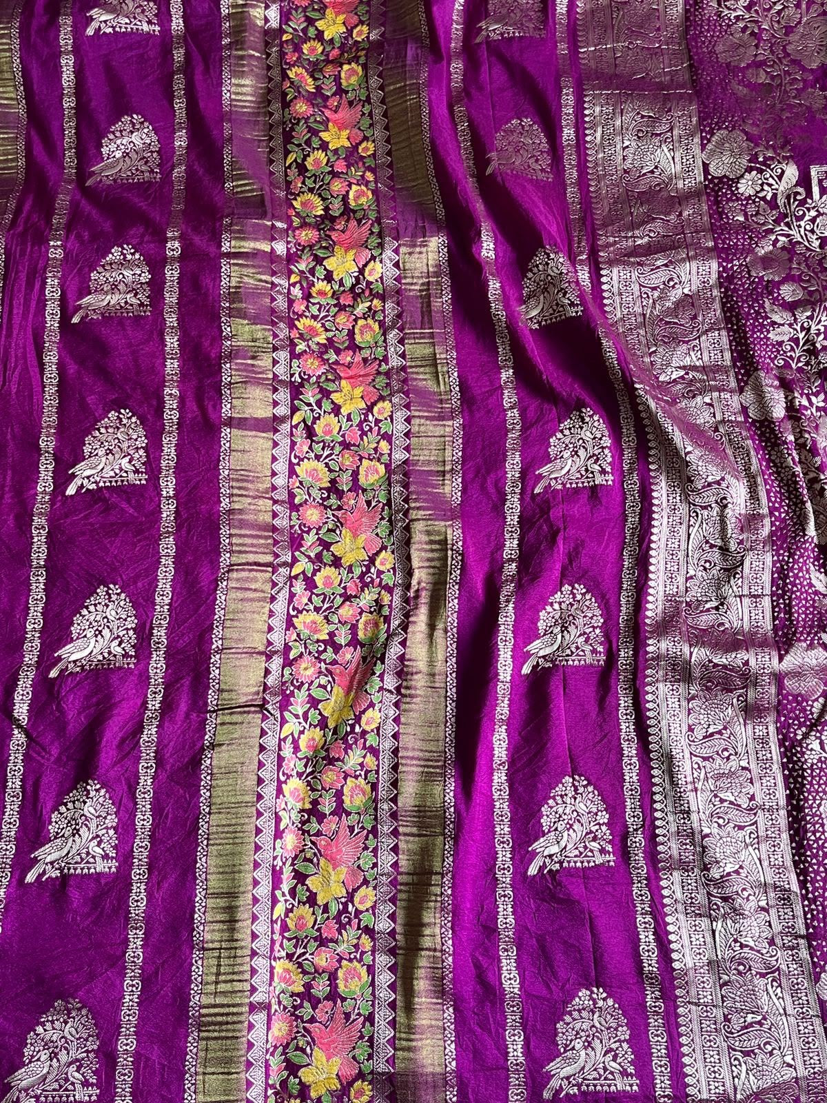 Khadi tissue paithani silk saree