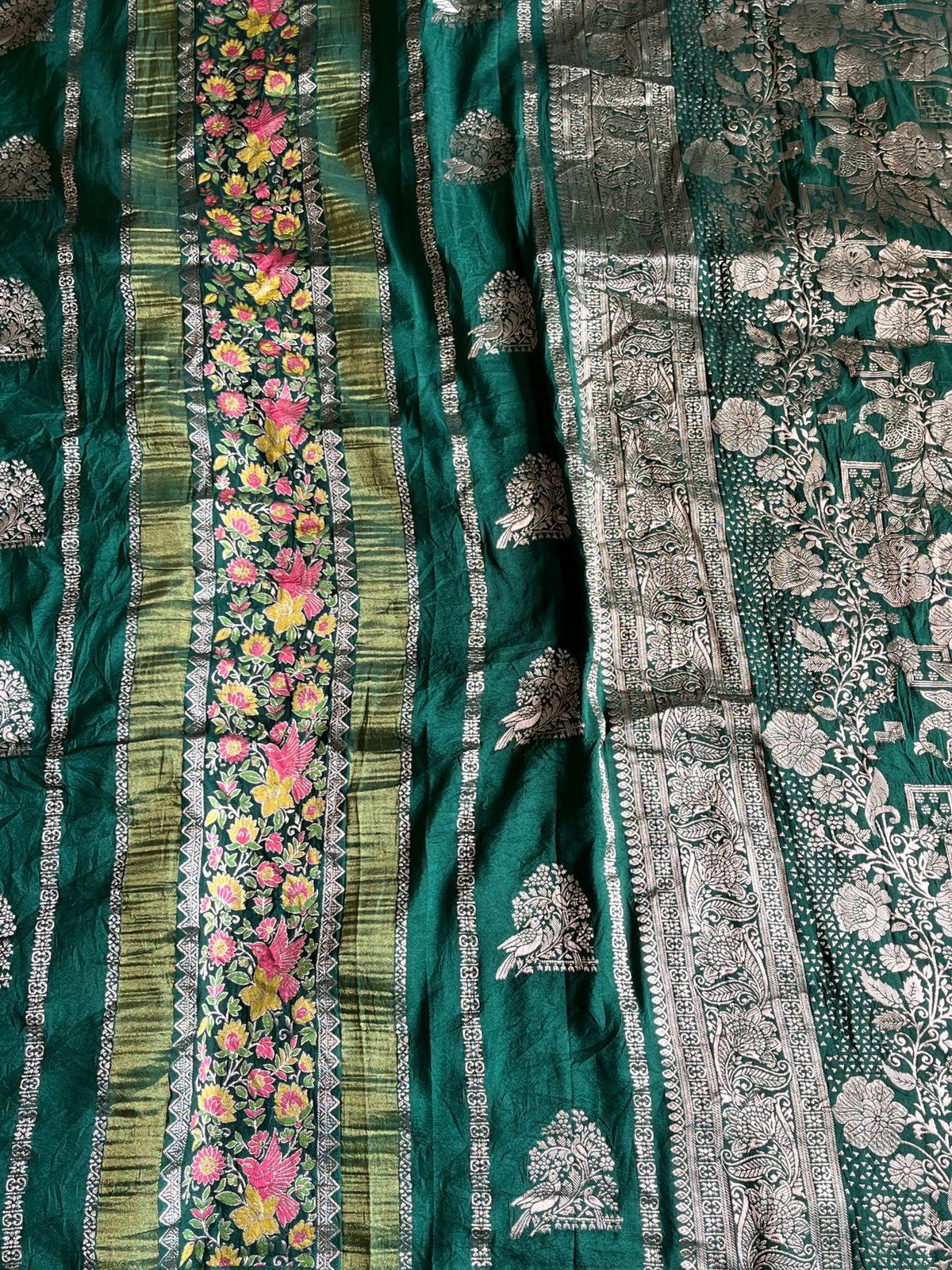 Khadi tissue paithani silk saree