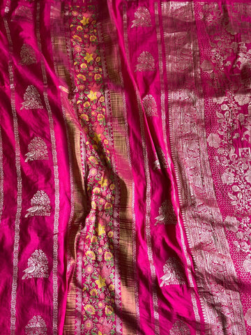 Khadi tissue paithani silk saree