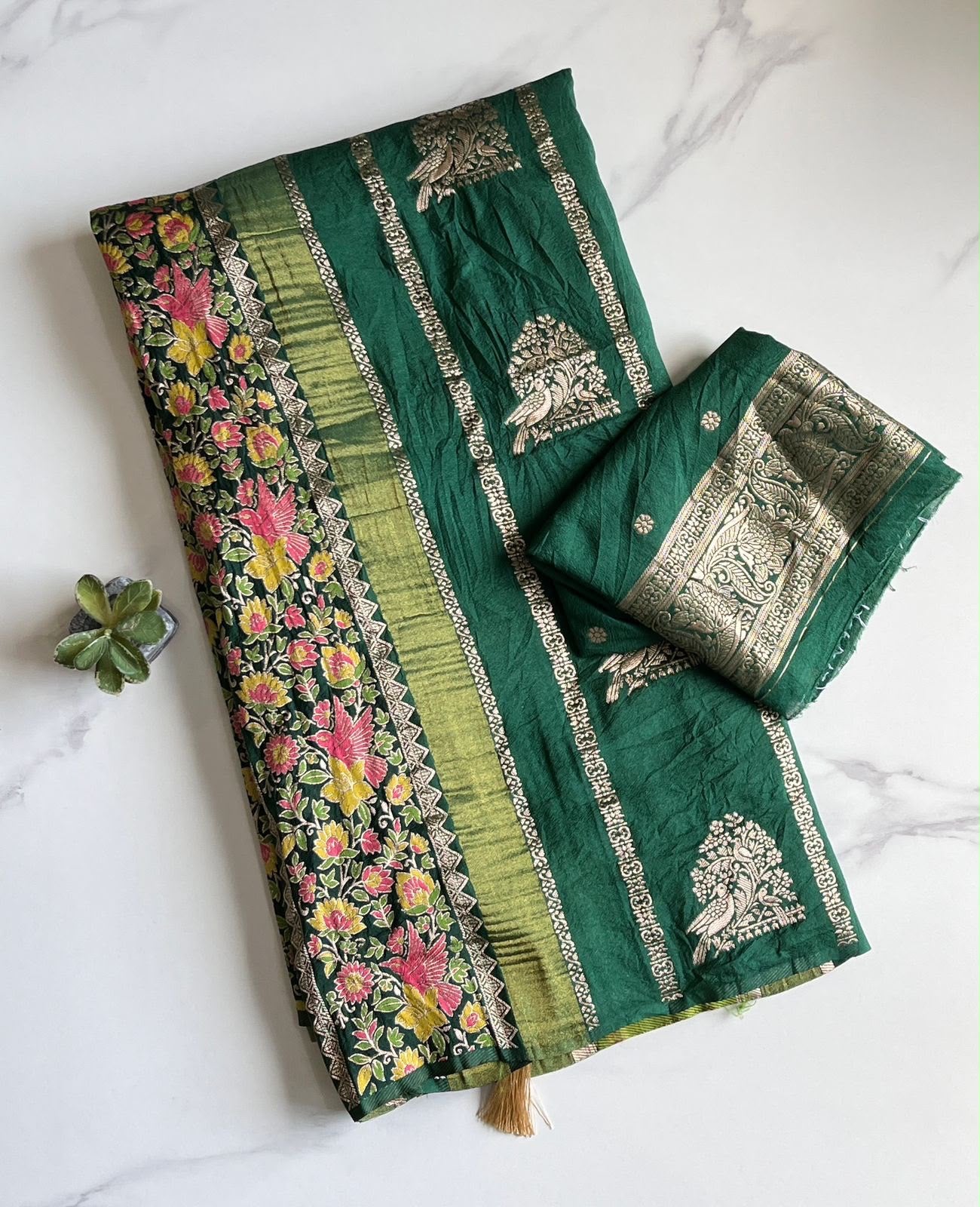 Khadi tissue paithani silk saree