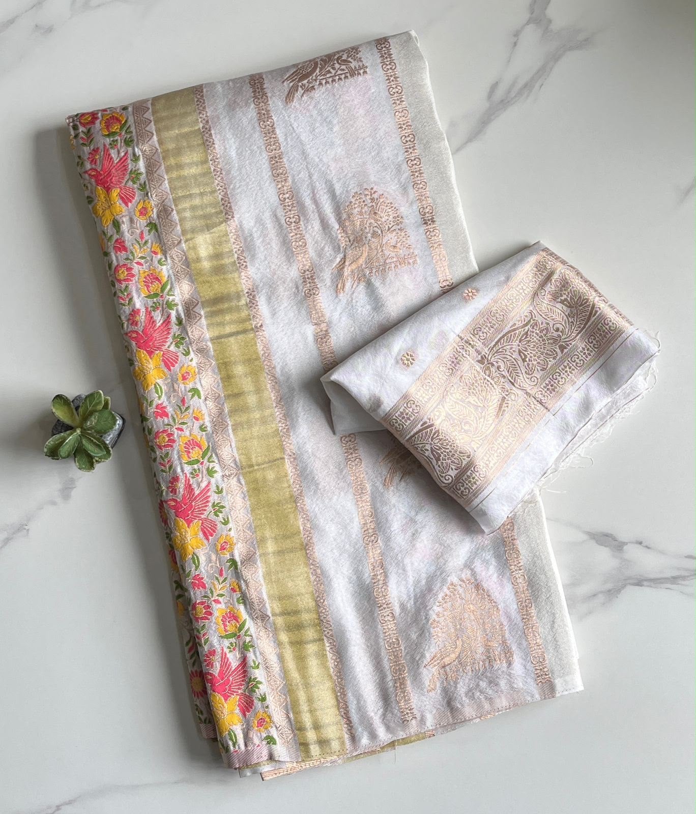 Khadi tissue paithani silk saree