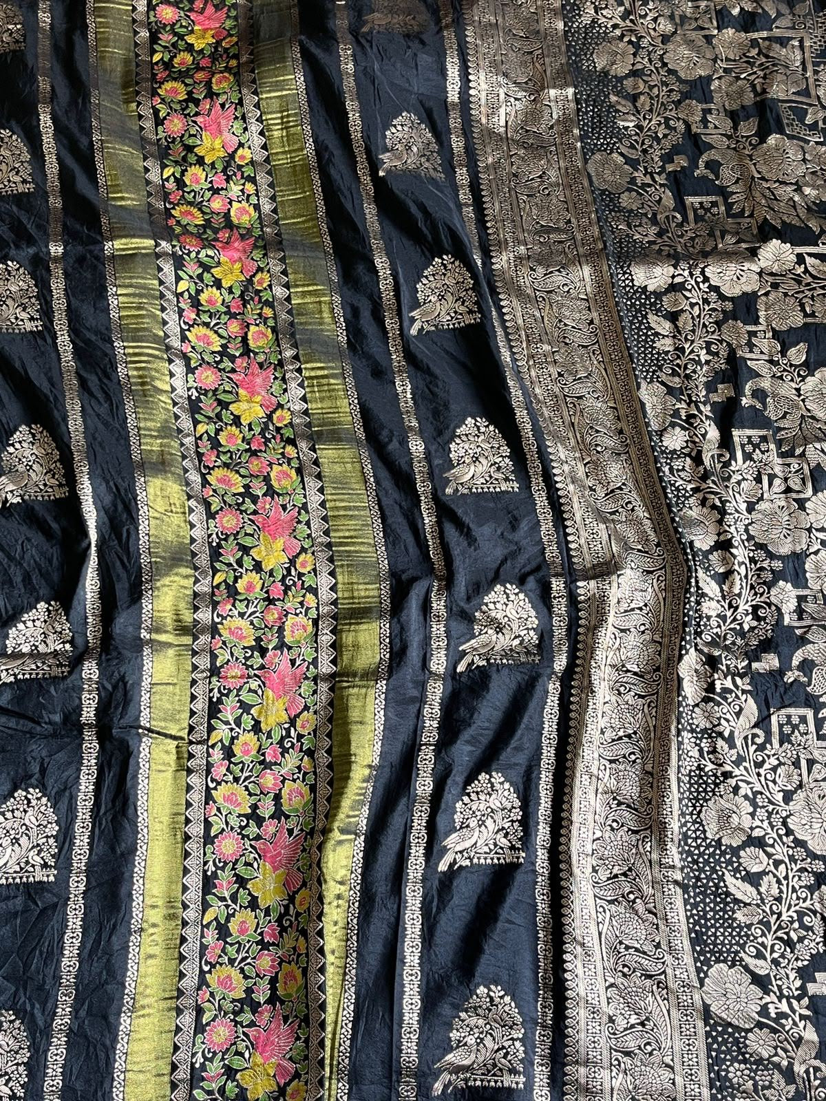 Khadi tissue paithani silk saree