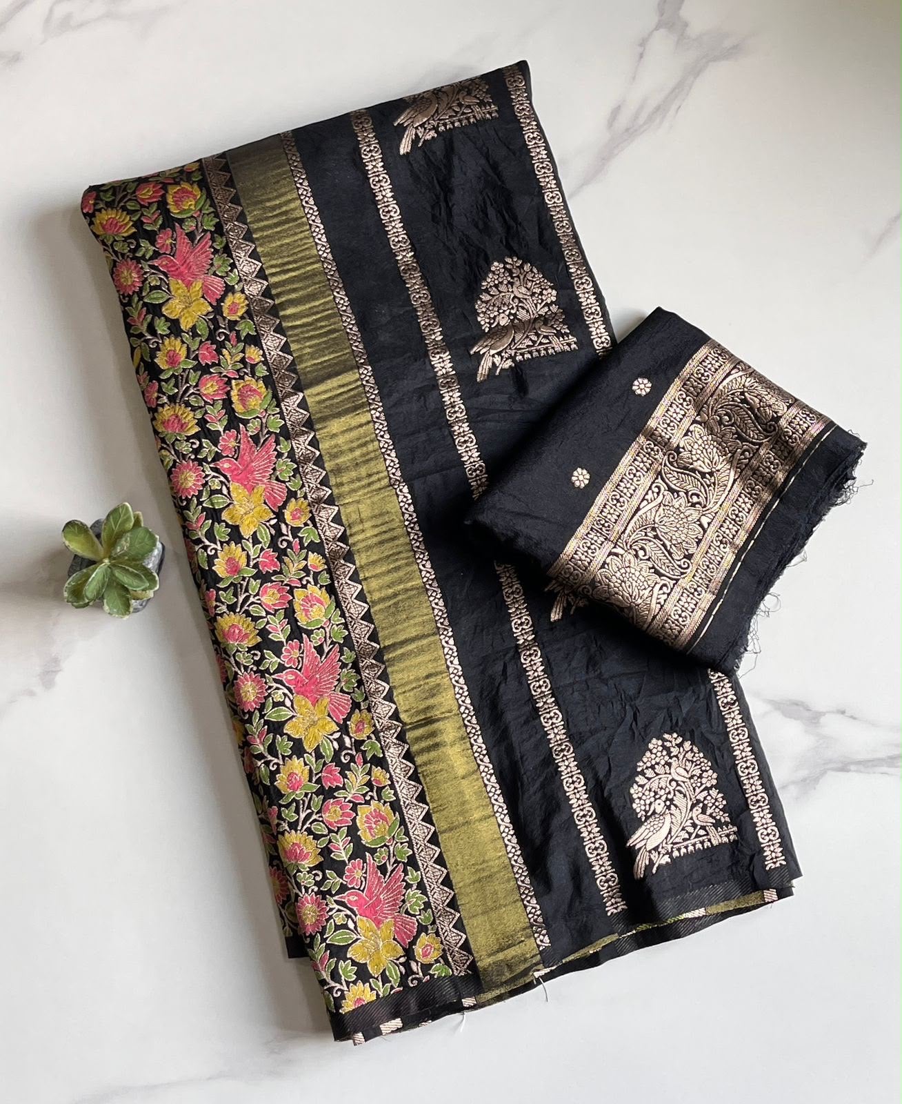Khadi tissue paithani silk saree
