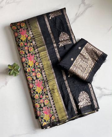 Khadi tissue paithani silk saree