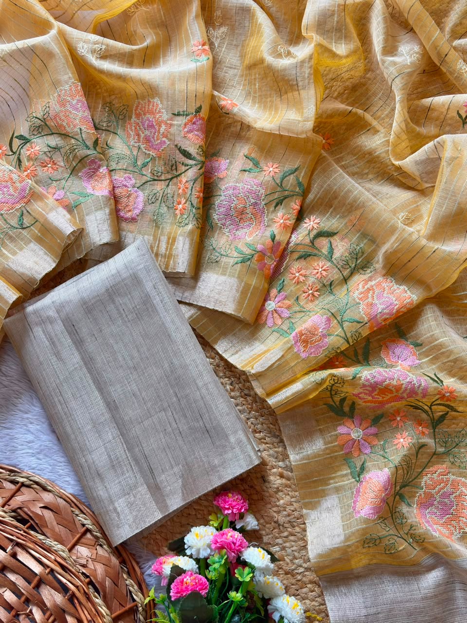 Soft tissue saree