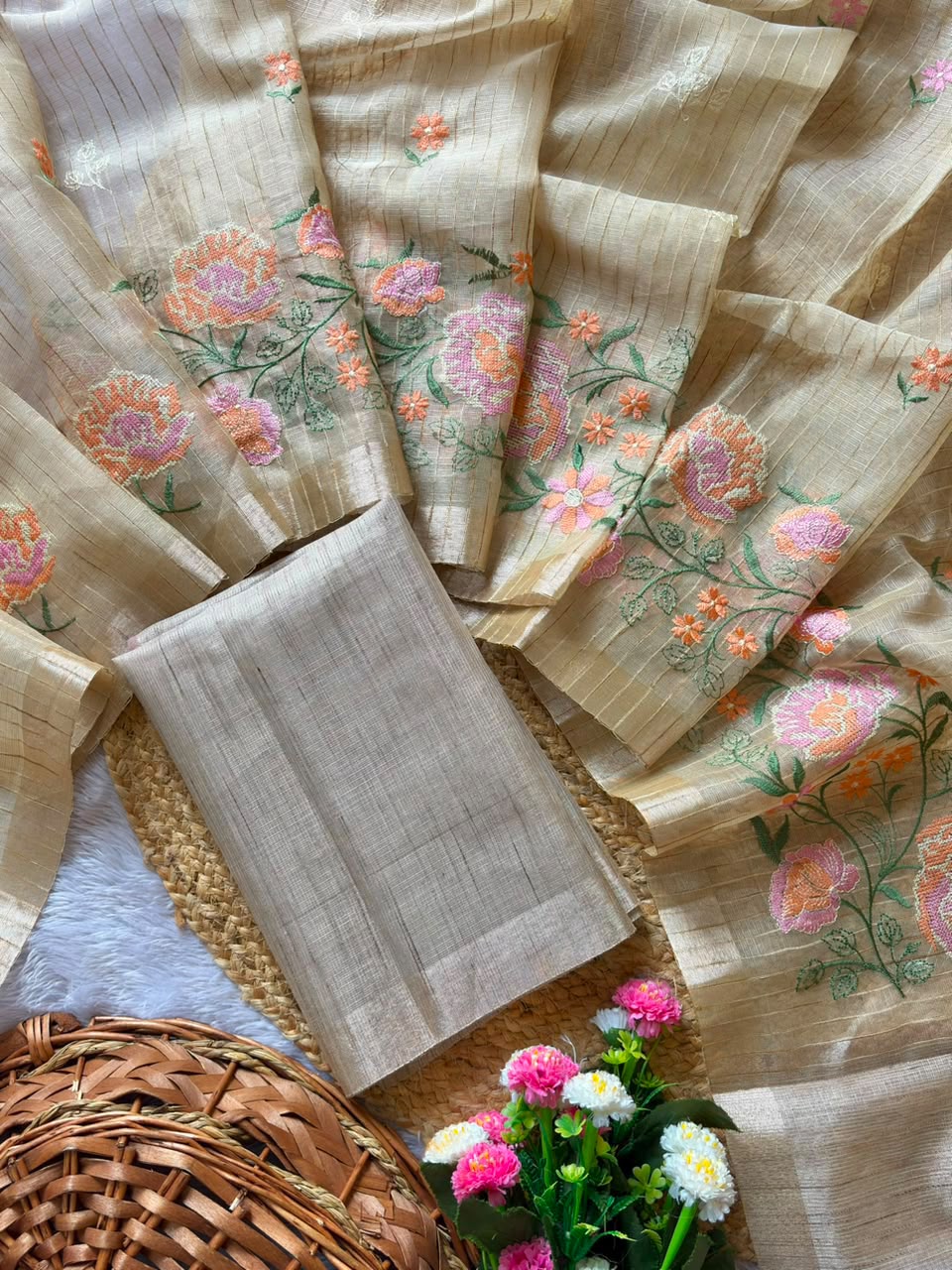 Soft tissue saree