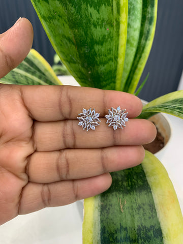 Beautiful Diamond Replica studs with pushback