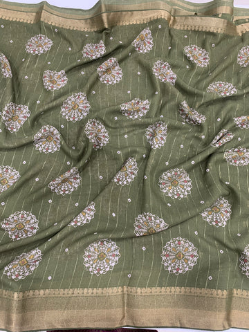Beautiful georgette saree