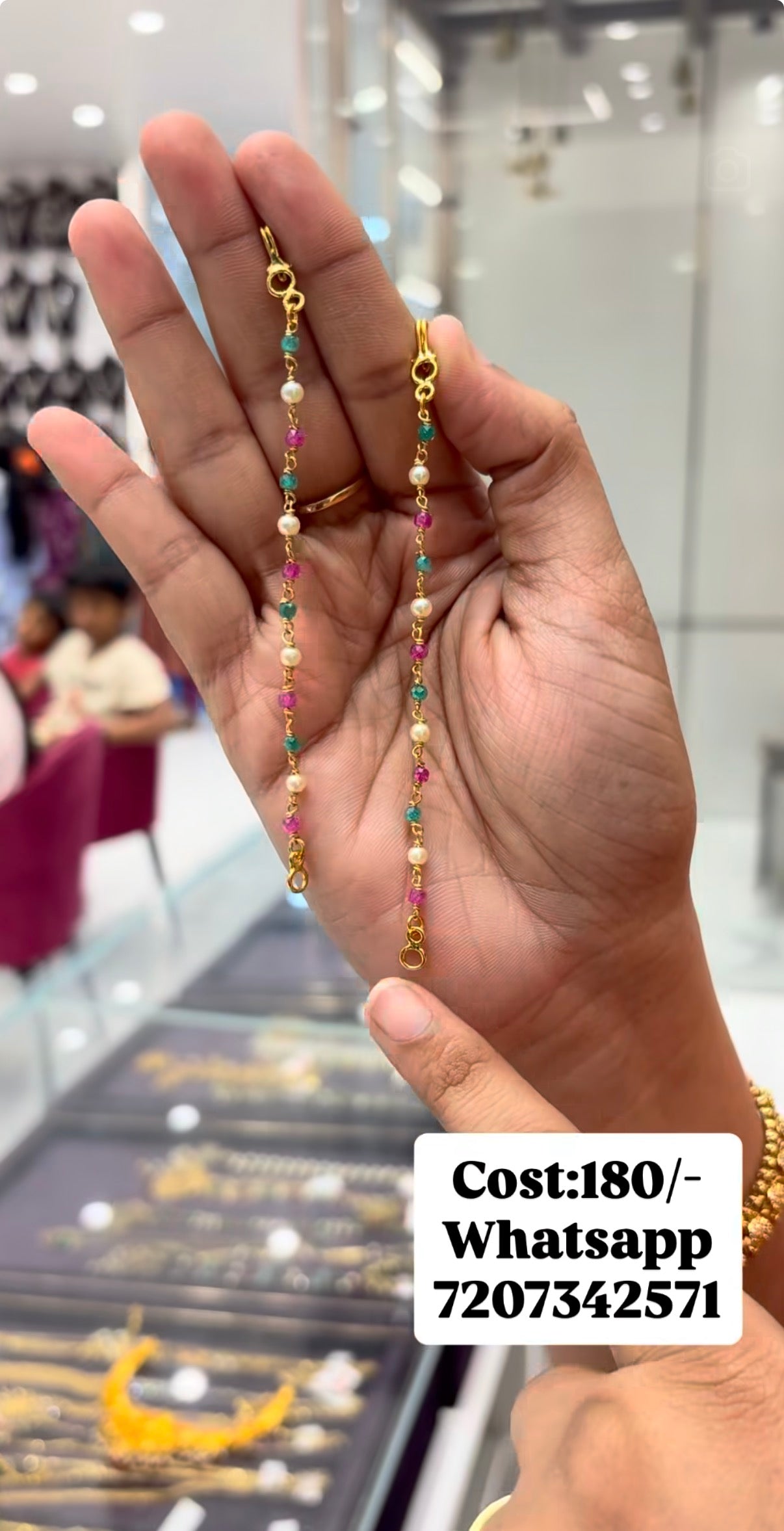 Beautiful multi color beads Matilu/champaswaralu