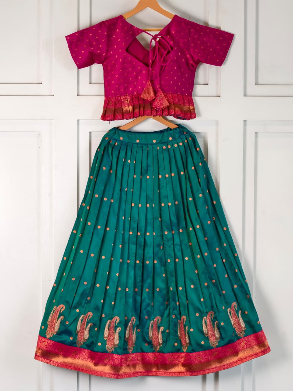 Soft silk skirt and top