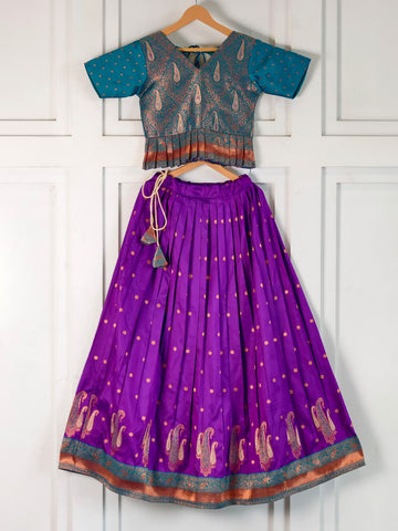 Soft silk skirt and top