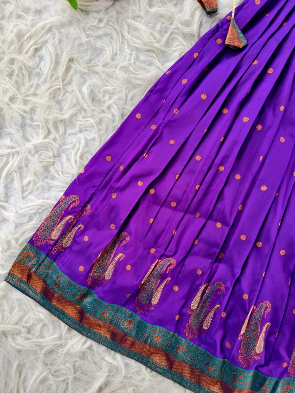 Soft silk skirt and top