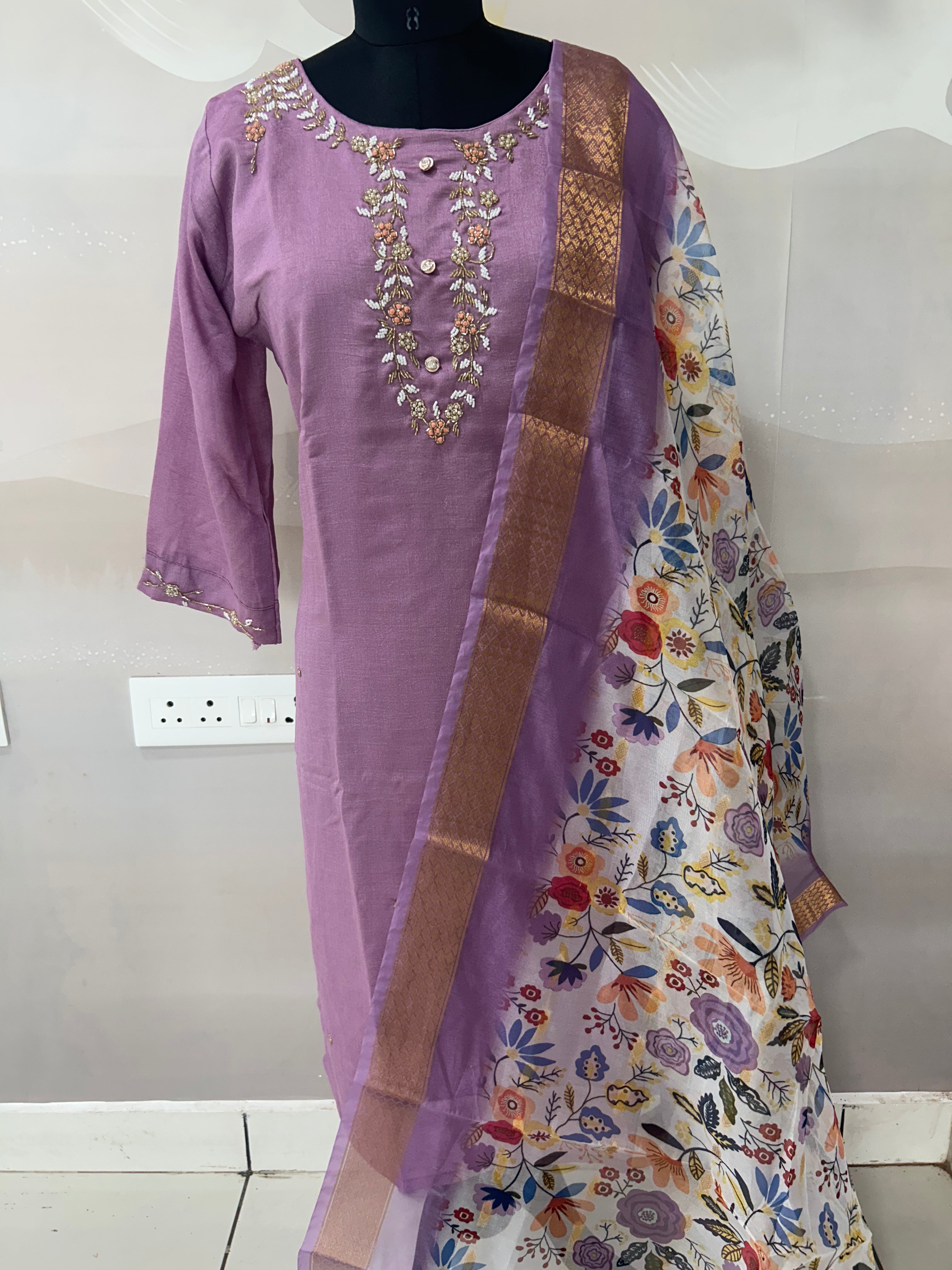 Roman silk 3-piece set