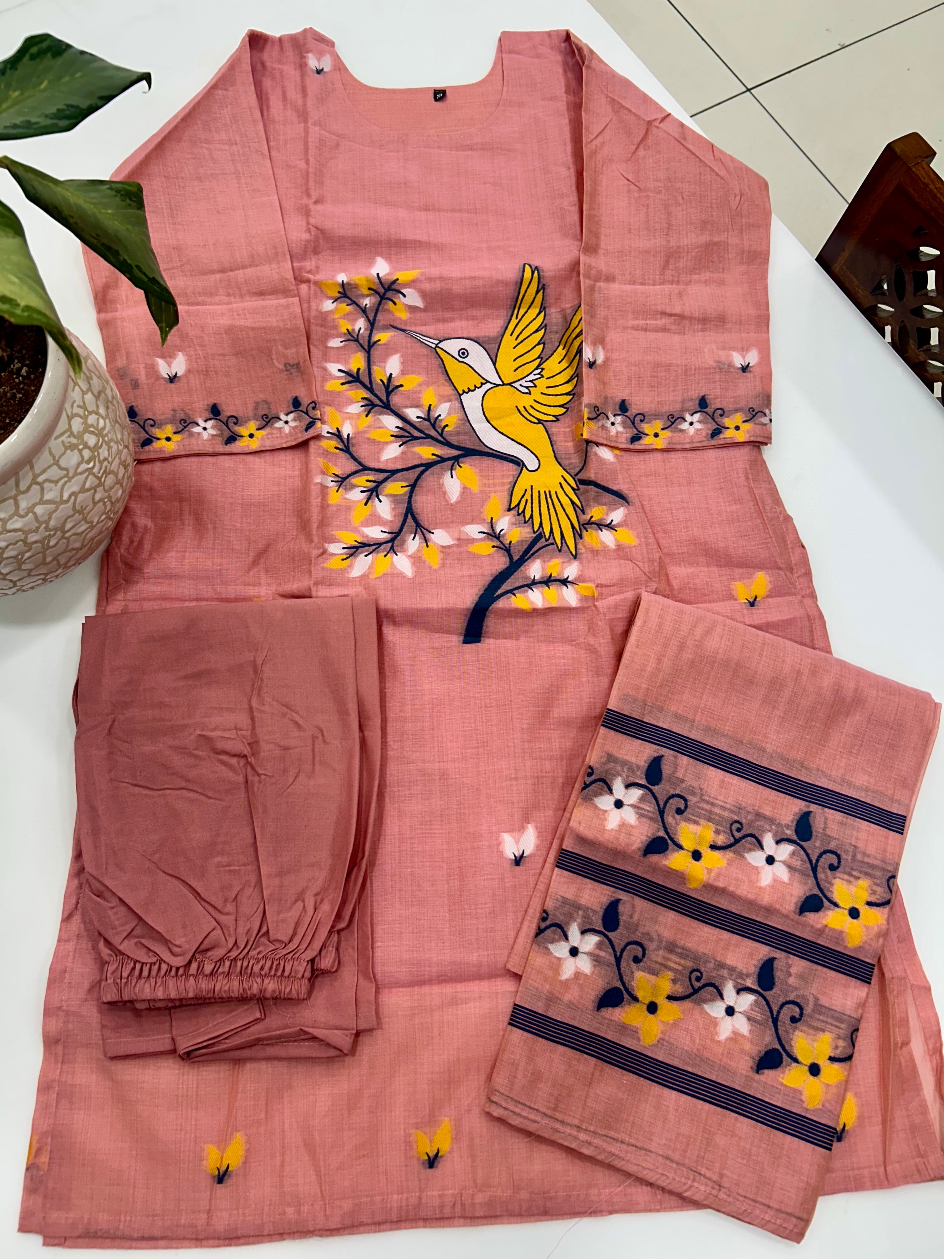 Beautiful Jamdani 3-piece set