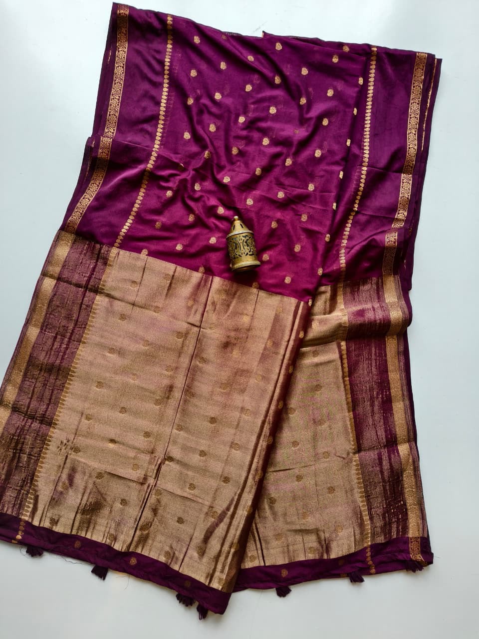 Moonga viscose soft silk saree