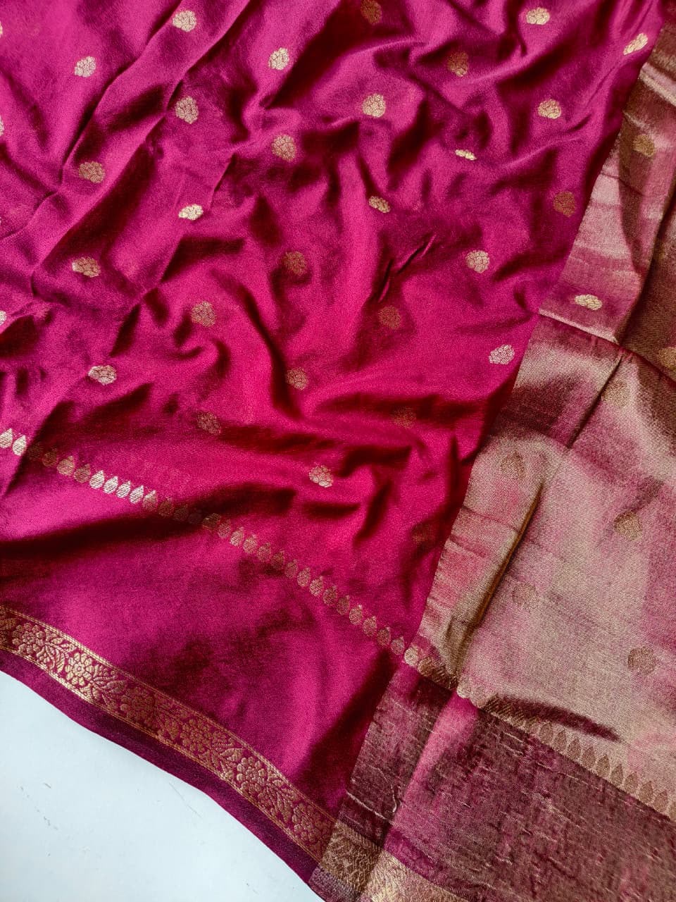 Monga viscose soft silk saree
