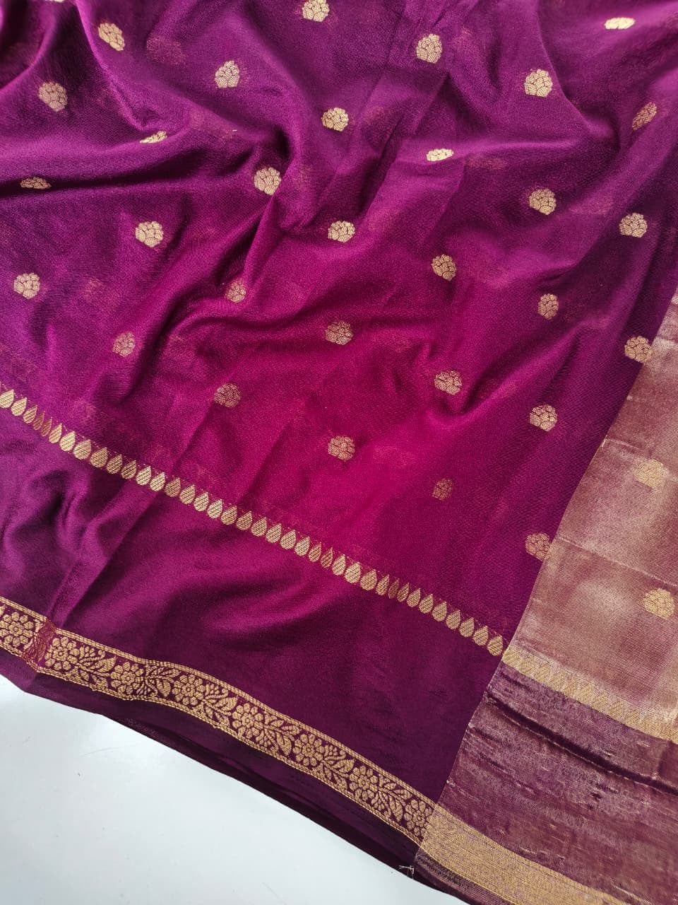 Moonga viscose soft silk saree