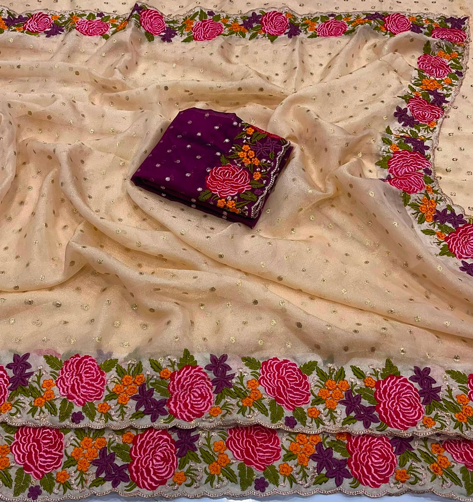 Fancy silk saree